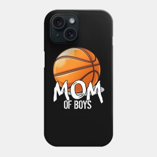 Mom Of Boys Basketball Phone Case