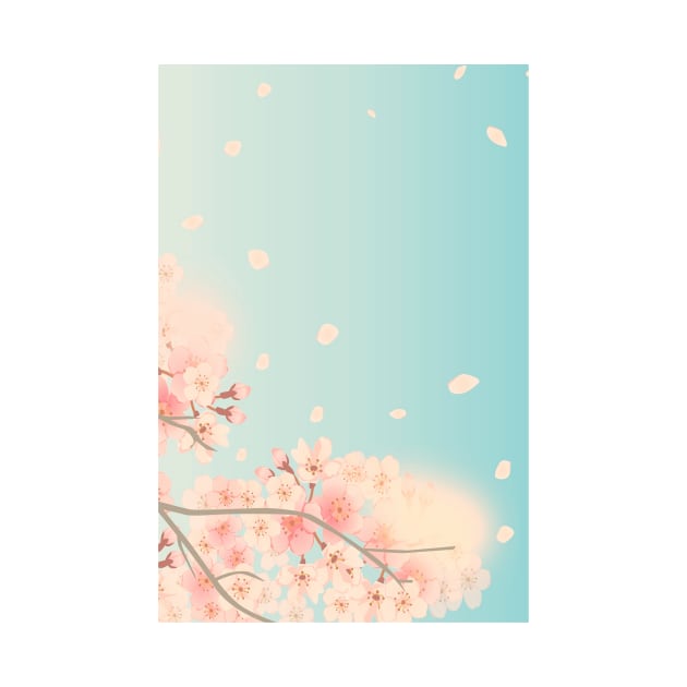 Aesthetic Cherry Blossom Flowers Retro Stylish Otaku Vaporwave Eboy or E-boy Gifts by gillys