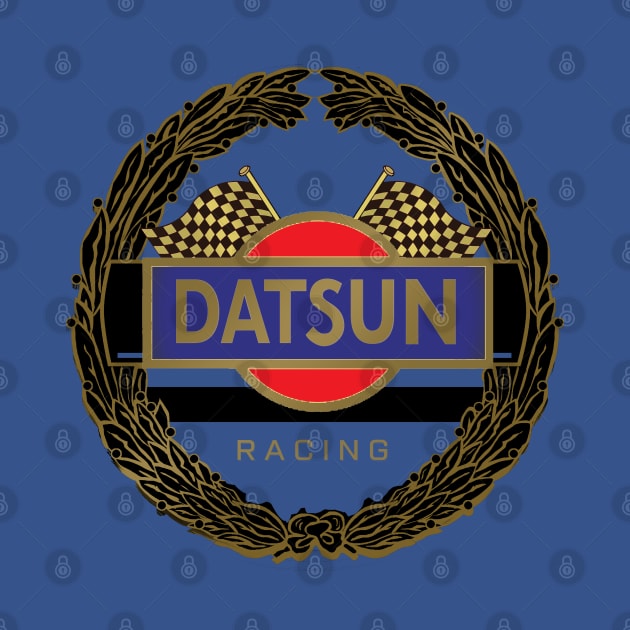 Vintage Datsun Racing Wreath by Midcenturydave