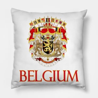 Belgium - Belgian Coat of Arms Design Pillow