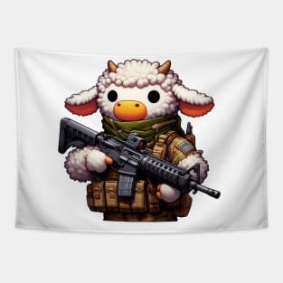 Fluffy Cow Tapestry