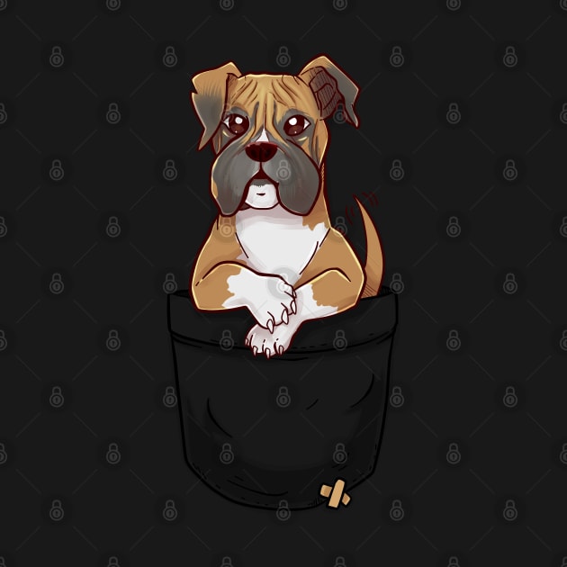 Pocket Cute Boxer Dog by TechraPockets