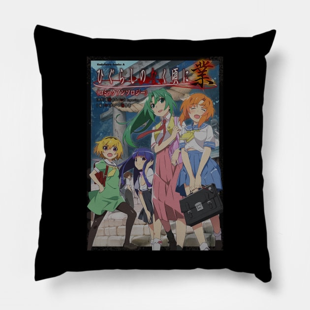 higurashi when they cry Pillow by bianbagus