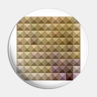 Burlywood Brown Abstract Low Polygon Background Pin