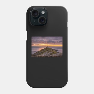 Mumbles Lighthouse, Swansea, Wales Phone Case