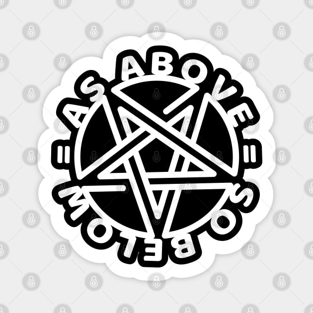 Equality Above & Below - ALLY - dark Magnet by MortalMerch