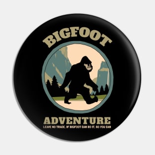 Vintage Bigfoot Adventure Pin