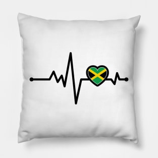 Jamaica Heart Monitor Pillow