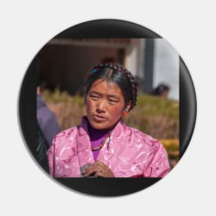 Tibetan Woman, Lhasa, Tibet. Pin