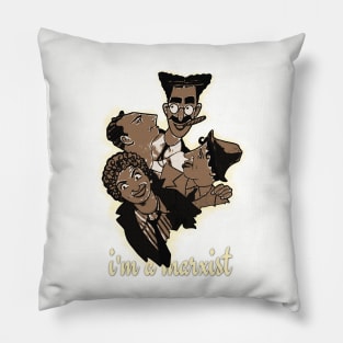 4 marx brothers vintage Pillow