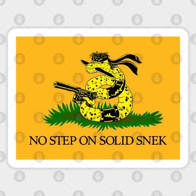 No Step on Snek Decal (4 Inch)