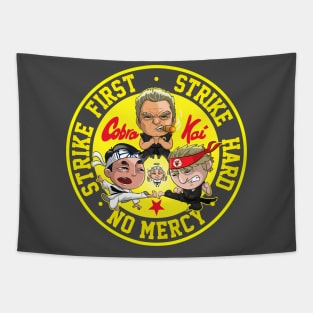 Cute Cobra Kai Circle Tapestry