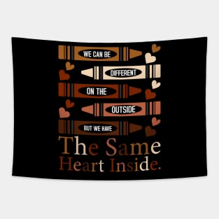 Black History Month - The Same Heart Inside Tapestry