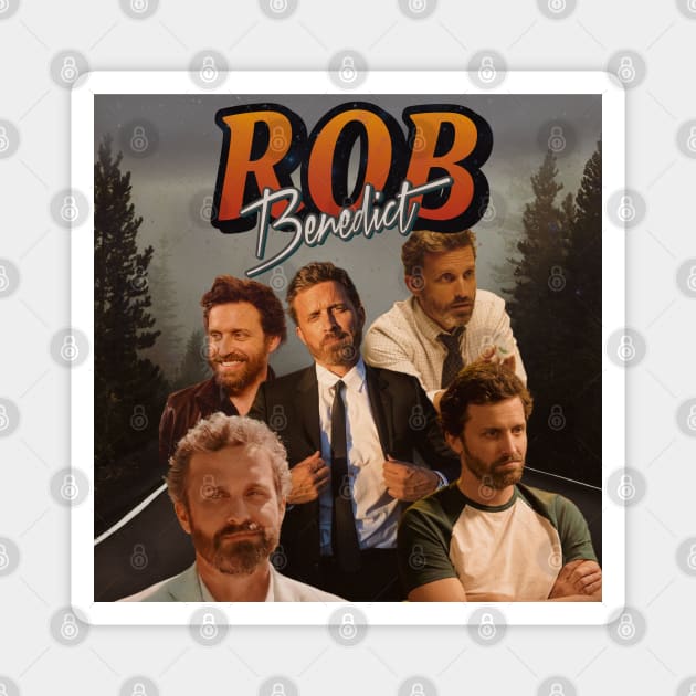 Rob Benedict Vintage Style Magnet by cremebrulecki