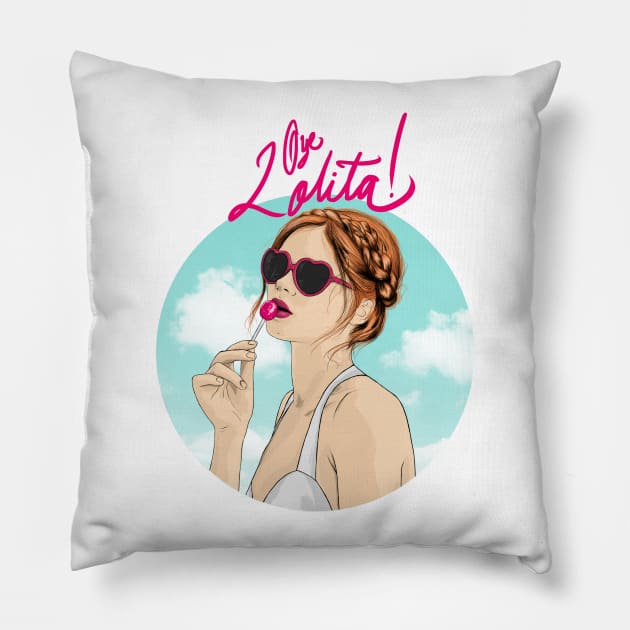 Oye Lolita Pillow by jimenadiablo