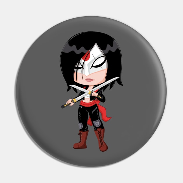 Katana Pin by InesBarrosArt