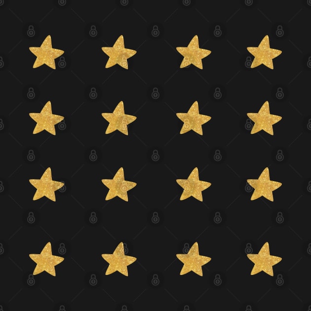 Gold star sticker sparkling gold star by Maroon55