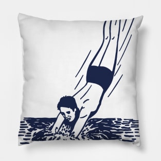 Muff's Diving School Pillow