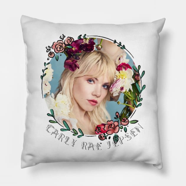 Carly Rae Jepsen Pillow by Sudburied