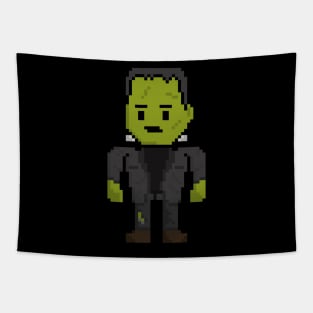 Pixel Frankenstein's Monster Tapestry