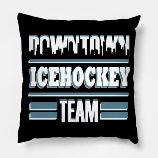 Icehockey Team Sayings Body Check Puck Pillow