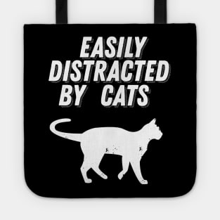 Easily Distracted By Cats - Cat Lover Gift Tote