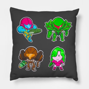 Chibi Metroid (Pack 5) Pillow