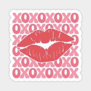 XOXO Lipstick kiss mark Magnet