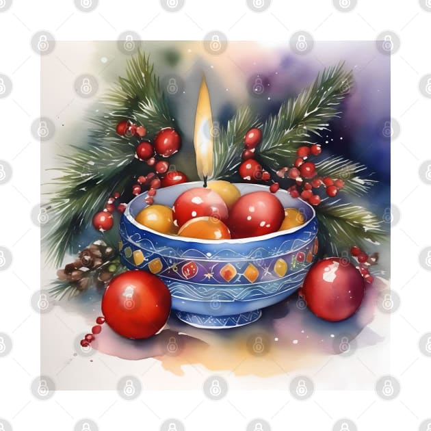 Armenian Christmas - January 6 - Watercolor by Oldetimemercan