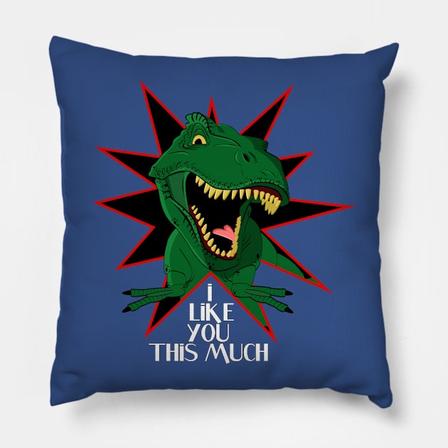 Tyrannosaurus Rex Pillow by rachybattlebot