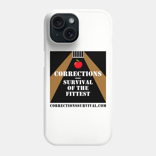 CORRECTIONS -SURVIVAL LOGO Phone Case by corrections
