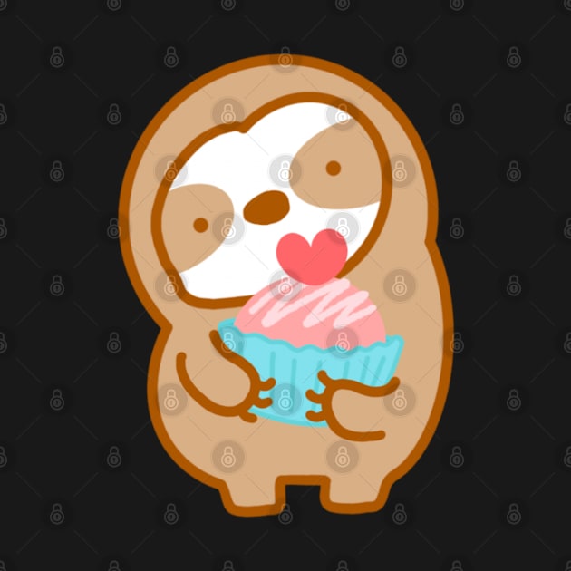 Cute Cupcake Sloth by theslothinme