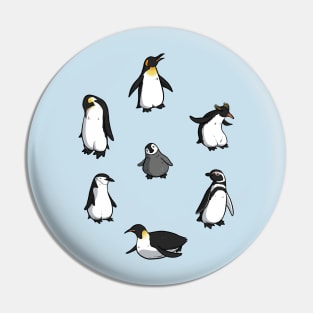 Cute Penguins Pin