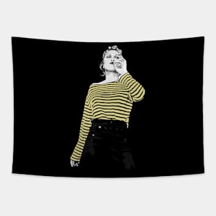 Madonna Vintage Halftones Tapestry