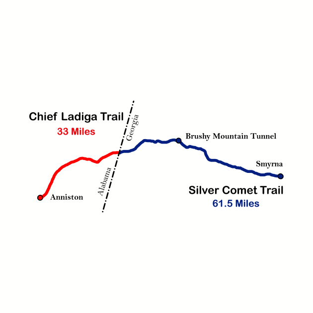 Silver Comet and Chief Ladiga Rail Trail by numpdog