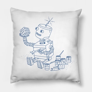 Robot solving the Rubik's cube Pillow