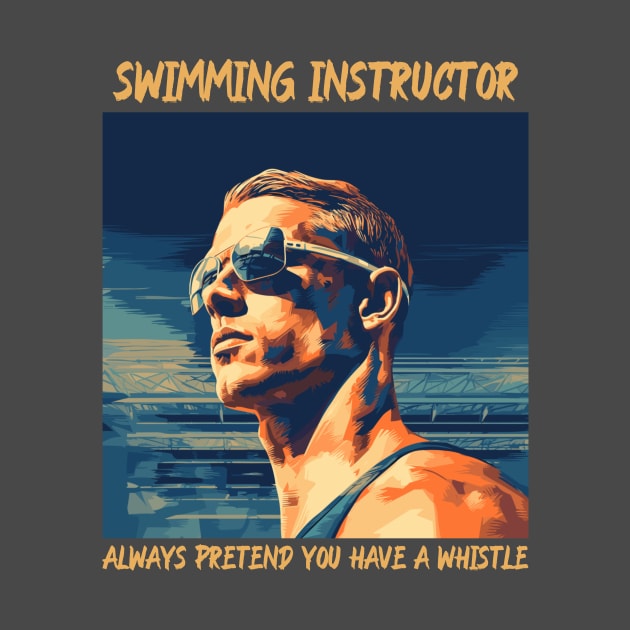 swim instructor, swim coach, swimming trainning, fun designs v3 by H2Ovib3s