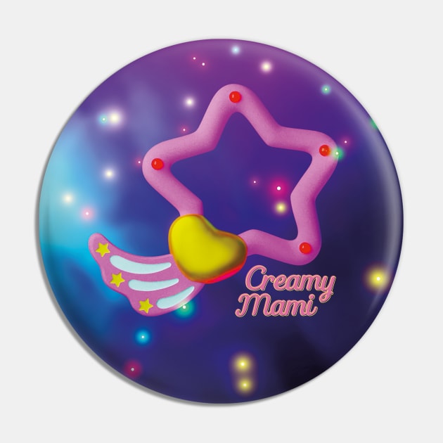 Creamy Mami Lumina Star Sky Pin by La Debba Art