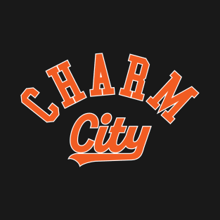 Baltimore Charm City Baseball Tee: Hit a Home Run with City Pride! T-Shirt