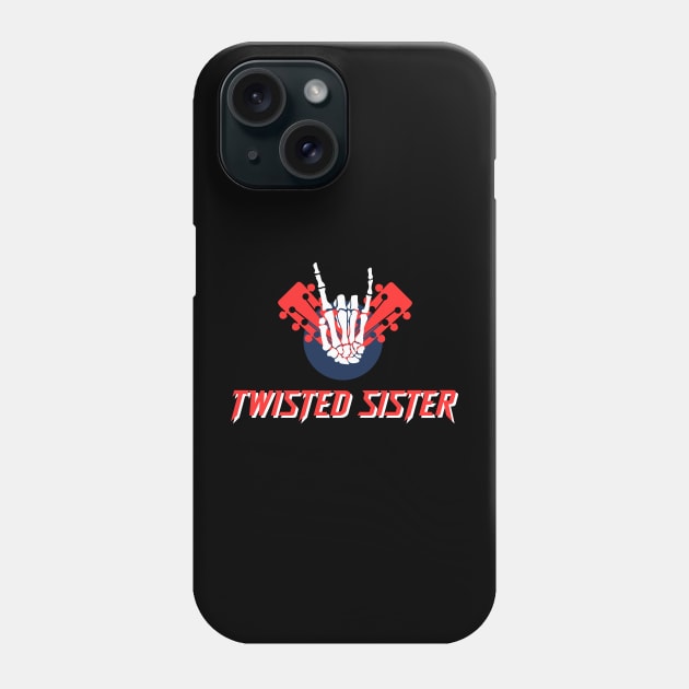 Twisted Sister Phone Case by eiston ic