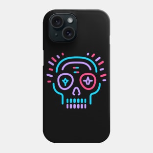 Neon Skull Phone Case