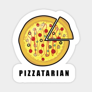 Pizzatarian - Funny Pizza Saying Magnet