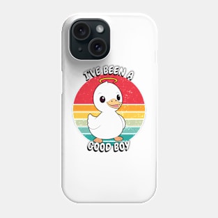 Cute duck is a Good Boy Phone Case