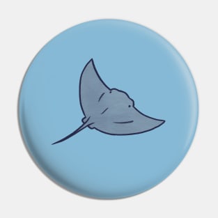 Majestic Bat Ray Pin