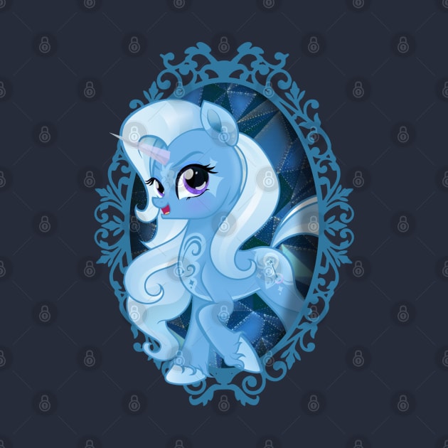 My Little Pony Trixie Lulamoon Mirror Frame by SketchedCrow