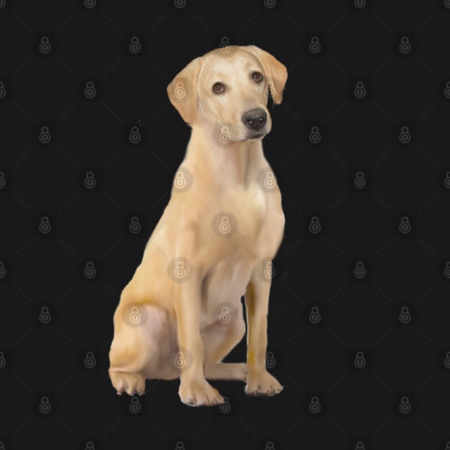 A Yellow Labrador Retriever - Just the Dog by Dogs Galore and More