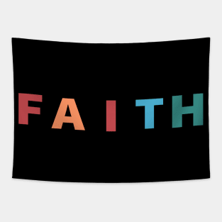 Faith Cool Inspirational Christian Tapestry