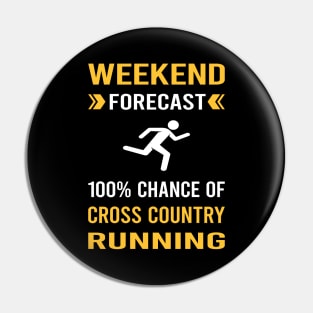 Weekend Forecast Cross Country Running XC Pin