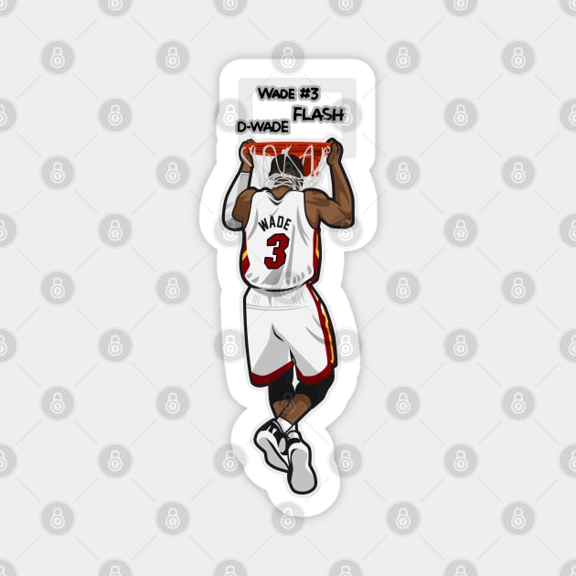 dwyane wade Cartoon Style Magnet by ray1007