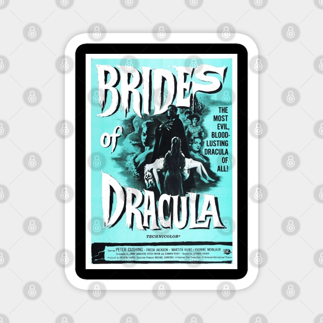 Brides Of Dracula (1960) 1 Magnet by GardenOfNightmares